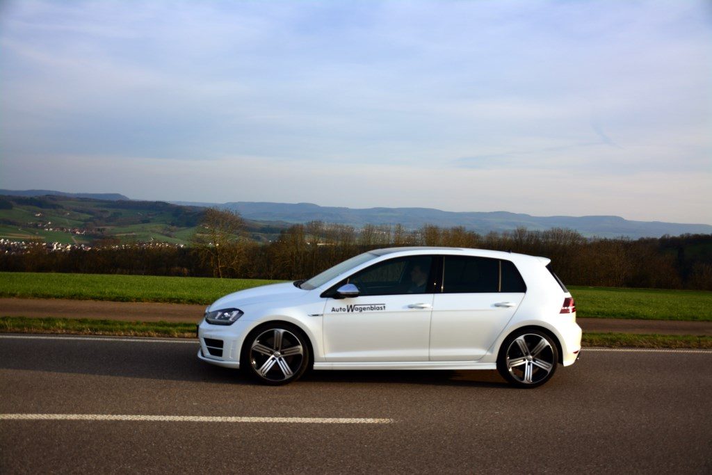 Golf R beschleunigt